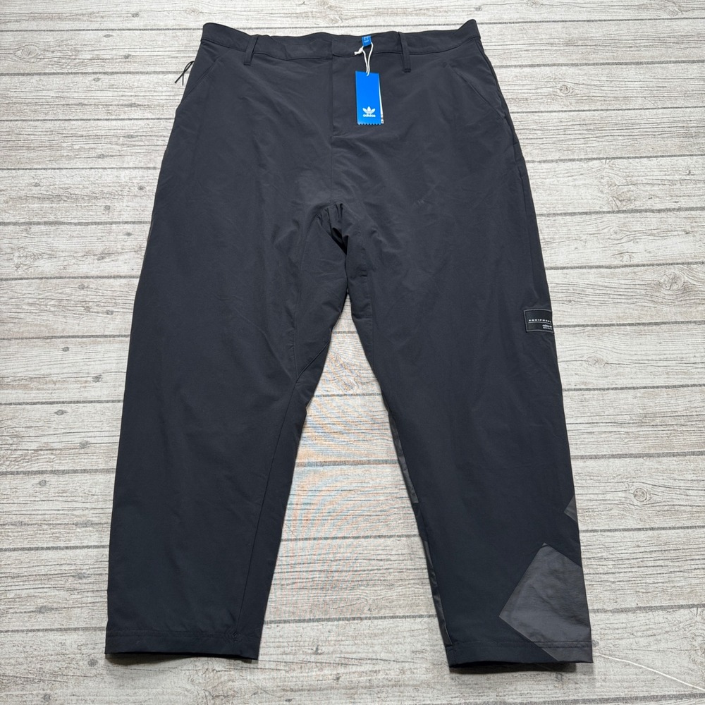 NEW Adidas Originals Pants Men's XL Black EQT Bold Tapered Leg Athletic Joggers